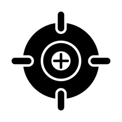 target icon or logo isolated sign symbol vector illustration - high quality black style vector icons