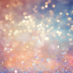 Pastel glitter vintage background,blurry.GenerativeAI.