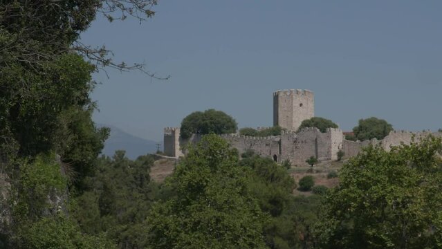 Die Burg von Platamonas in Griechenland