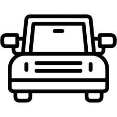 Bus transportation symbol icon vector image. Illustration of the silhouette bus transport public travel design image