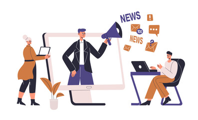 Online news, social networks, information search and share info