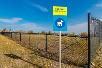 Fred Mendel Park in the city of Saskatoon, Canada