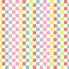 Pastel colors for children's textiles. Squares. abstract background with squares
