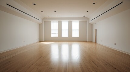 empty interior room, generative ai