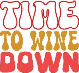 Wine retro svg design 