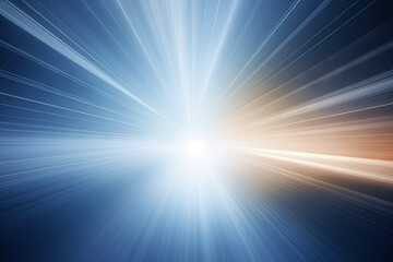 Fototapeta premium Universal abstract gray blue background with beautiful rays of illumination. Light interior wall for presentation. Generative AI.