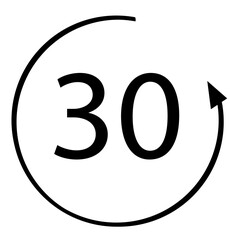 30d return icon