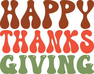Thanksgiving retro svg  design