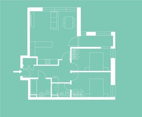 Floor Plans for Real Estate Marketing  Apartment Floor Plans 2D Drawings 