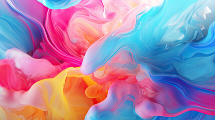 Obraz premium Abstract multi-colored background with imitation of acrylic painting. For covers, wallpapers and other bright modern projects.