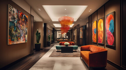 modern home interior that evokes the tranquility of a Zen garden