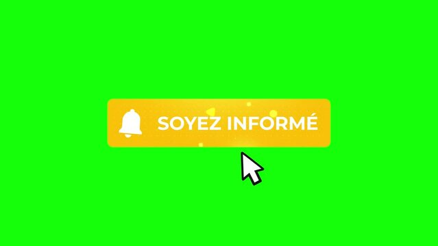 S'abonner Animation Fond Vert