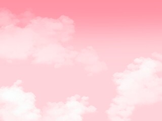 pink gradient sky with clouds