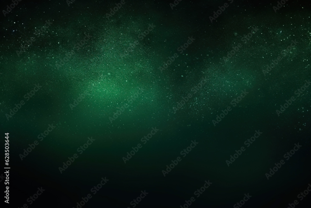 Poster dark green gradient background with a grainy texture and illuminated focal point