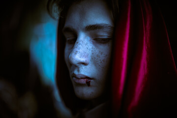 young vampire man