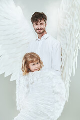 girl with angel