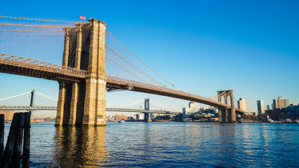 Brooklyn and Manhattan bridges