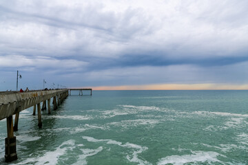 Obraz premium Beach during a storm