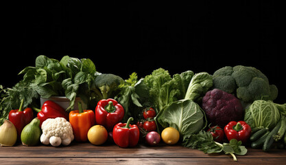 Fresh eco vegetables, Fresh colorful vegetables, springtime harvest still life, local farmer produce.