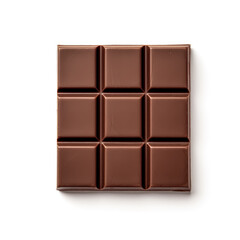 Fototapeta premium Delicious chocolate isolated on white background 