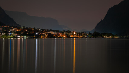 Just after dusk on lake Como