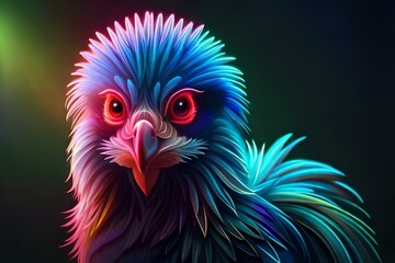 portrait of a rooster