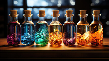 bottles of water