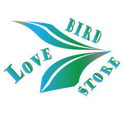 Bird lover, bird's world logo vector illustration design ,bird store design