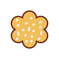 biscuits icon, vector, template, logo, trendy, collection, flat, design