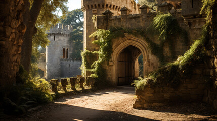 Obraz premium entrance_gate_of_the_castle