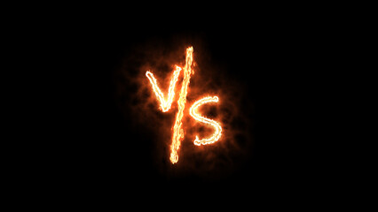 Futuristic Versus banner. Competition vs match game, martial battle vs sport. illustration versus