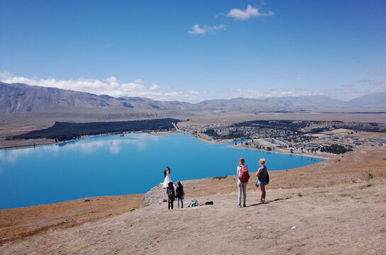 unrealistic scenery of lake