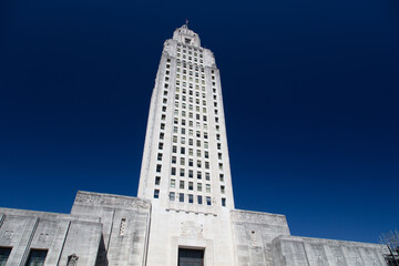 Louisiana state capitol building.