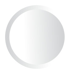 infographic white round frame