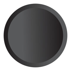 Fototapeta na wymiar Black 3d circle icon background for web or print design element