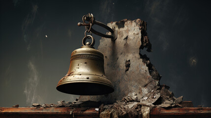Fototapeta premium old_broken_bell