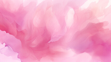 Fototapeta premium Abstract pink watercolor background.Hand painted watercolor. Generative AI