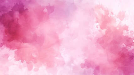 Fototapeta premium Abstract pink watercolor background.Hand painted watercolor. Generative AI