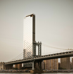 bridge, building, the big apple