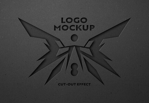 Cut Out Paper Mockup