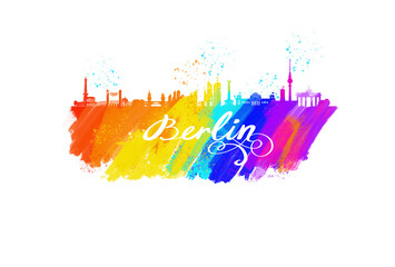 Berlin Skyline Rainbow © Andreas Wolff
