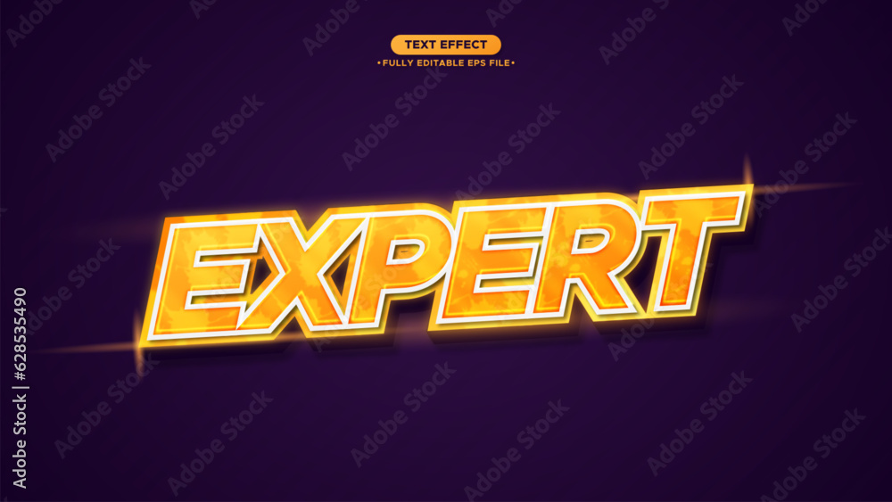 Poster futuristic and glow vector text effect fully editable text and font