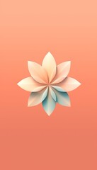 colorful abstract flower logo design
