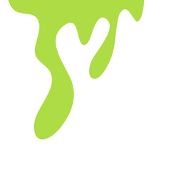Obraz premium Halloween Liquid Toxic Slime Blob Illustration