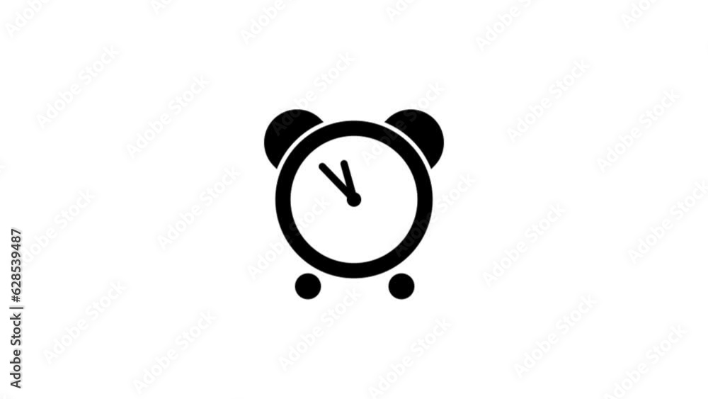 Aufkleber stopwatch animated icon. clock with moving arrows. loop. alpha channel.s_16