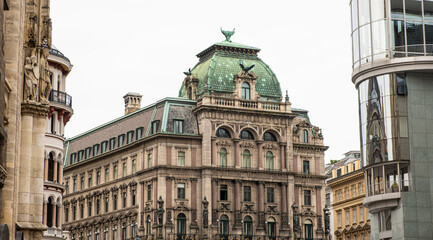 Obraz premium The Palais Equitable Palace of Justice in Vienna