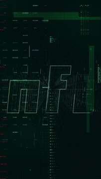 Vertical Crypto NFT HUD Animation