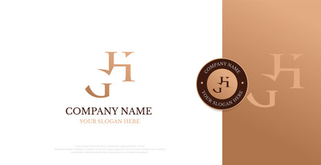 Initial GH Logo Design Vector 