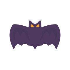 vampire bat cartoon scary ghost bat Blood on Halloween