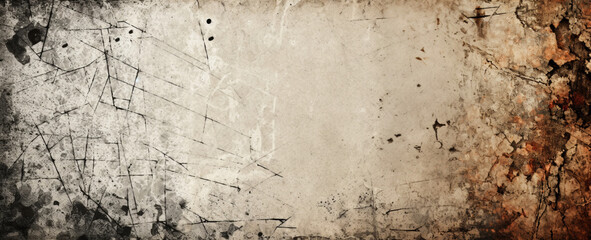 Obraz premium Urban Grunge Background - Gray Wall Texture with Rough Feel and Streetwise Atmosphere. Grunge wall texture background. Grunge hardness - abstract background with rough structure. generative AI,